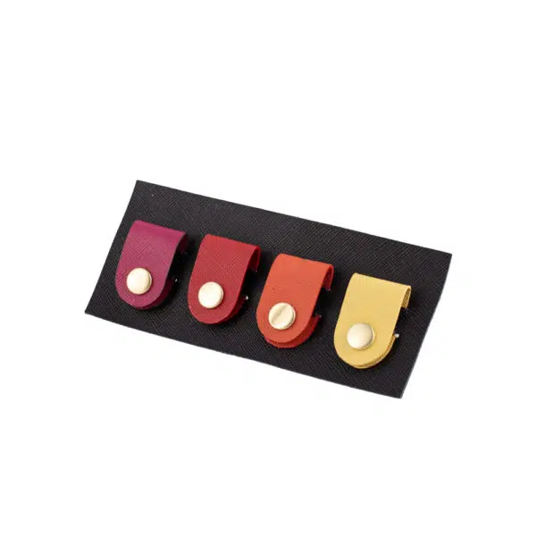 Kit Luna Porta Fio / Marcador de Taça - Cores Quentes