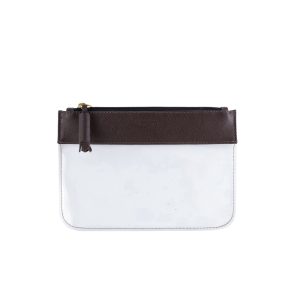 Necessaire Alice M Transparente Bolonha Espresso