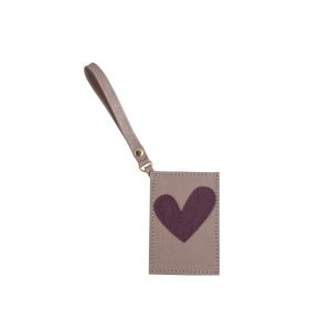 Bag Charm Retrato Bolonha Taupe
