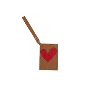Bag Charm Retrato Bolonha Caramelo
