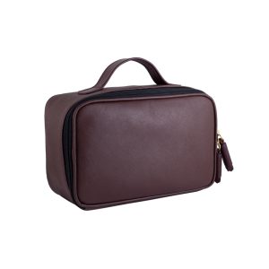 Necessaire Vivi Saffiano Bordô