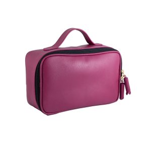 Necessaire Vivi Saffiano Orquídea