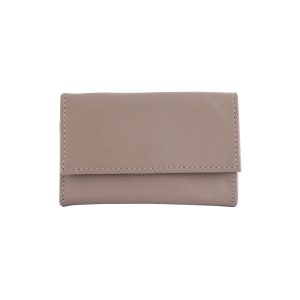 Mini Carteira Lorena Bolonha Taupe